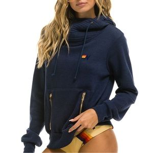 NWT Navy Blue Aviator Nation Ninja Hoodie